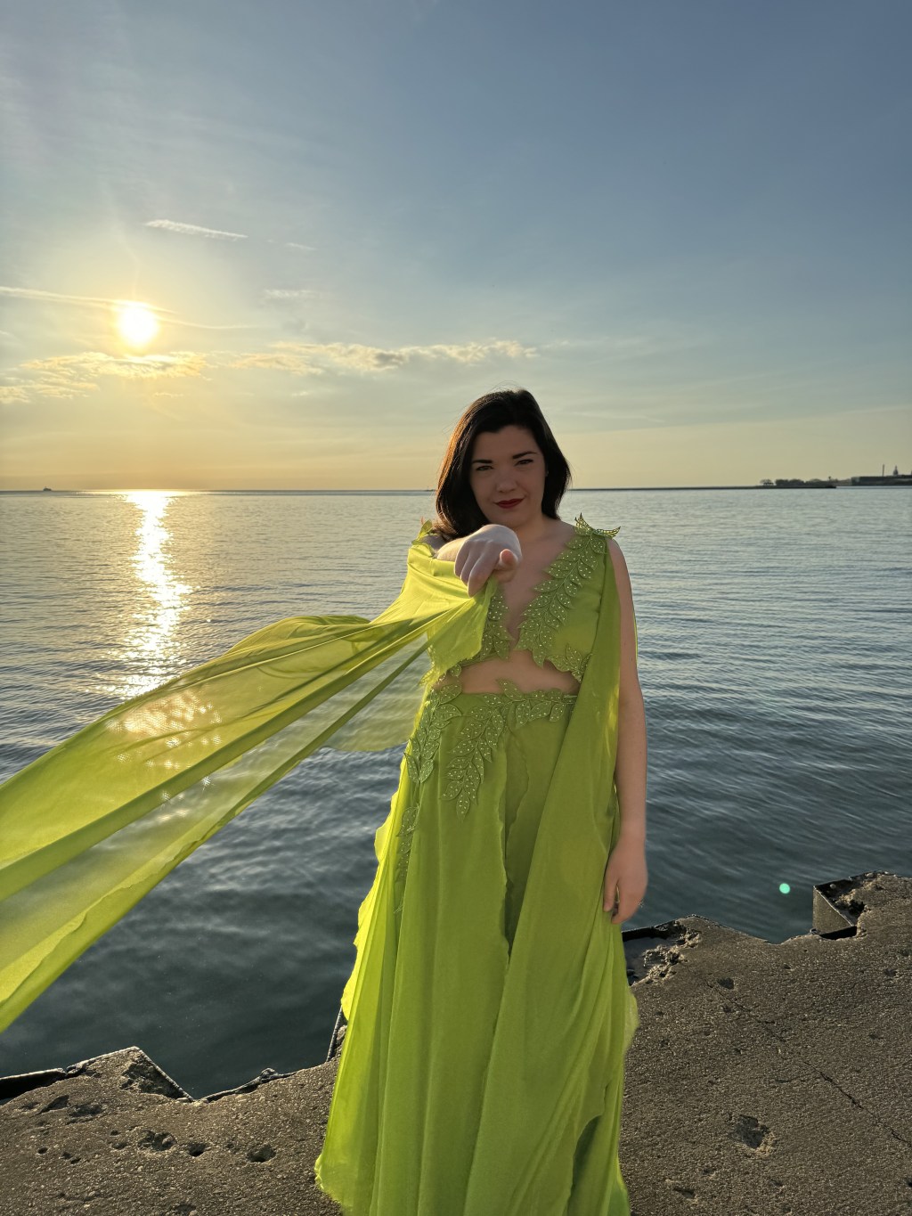 Green Folklore Dress